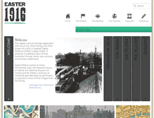 Tablet Screenshot of easter1916.ie